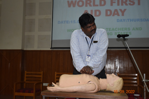 WORLD FIRST AID DAY 2022
